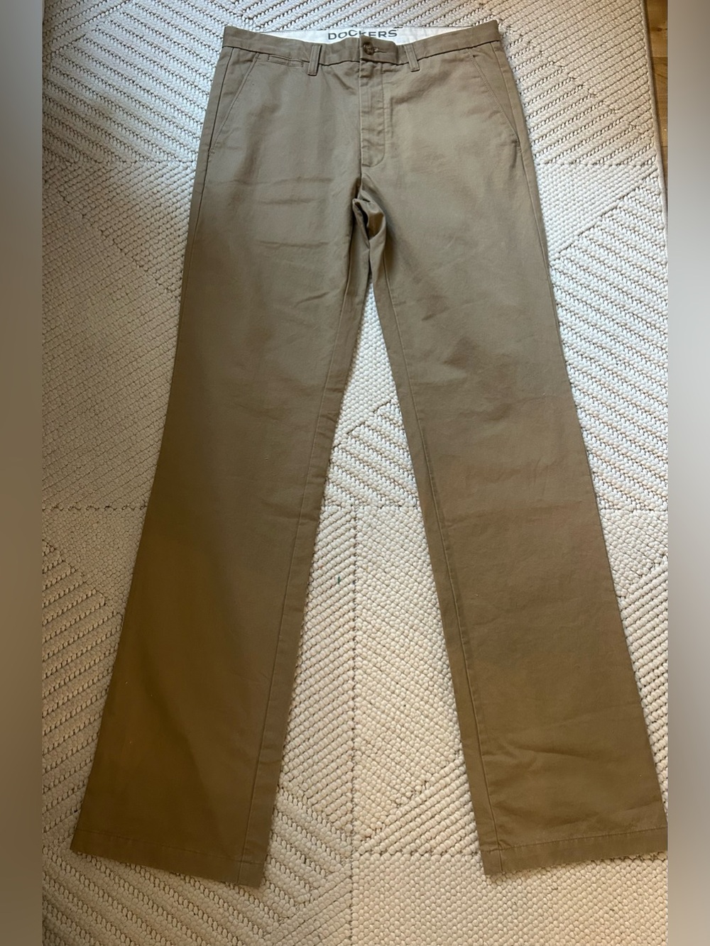 Men’s Dockers D3 Classic Fit Khaki Chino Pants 34x38 Tall Straight Leg